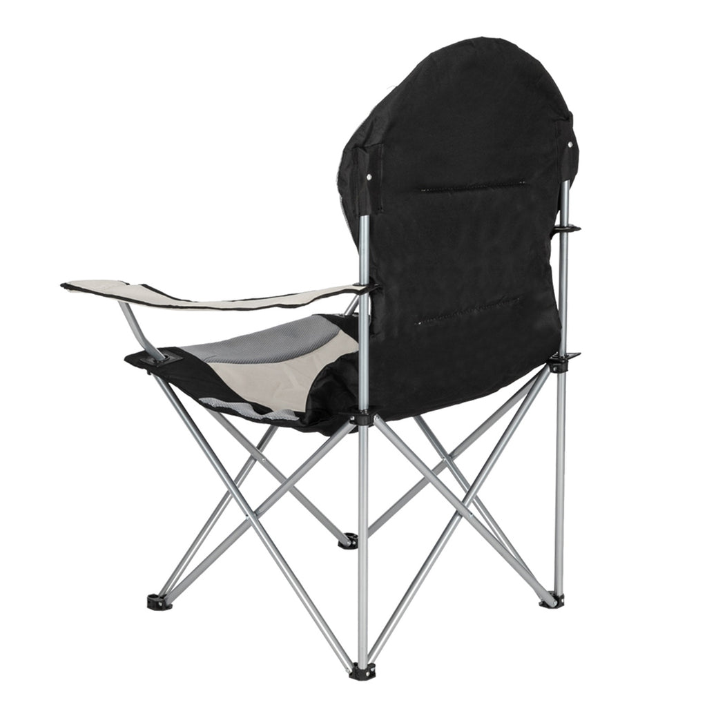 Camping Chair with Carrying Bag – Heavy Duty Foldable Chair for Fishing, Outdoor, Beach – 330lbs Load, Oxford Material