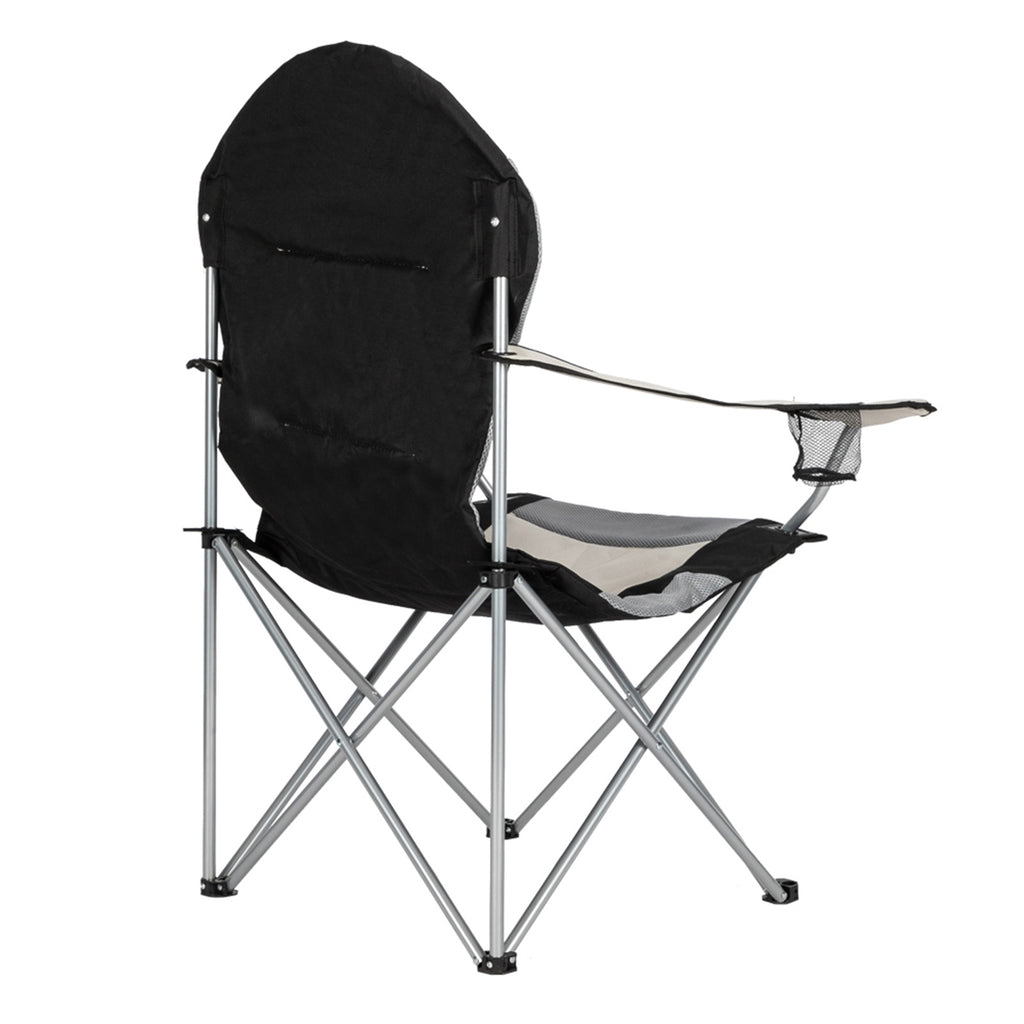 Camping Chair with Carrying Bag – Heavy Duty Foldable Chair for Fishing, Outdoor, Beach – 330lbs Load, Oxford Material