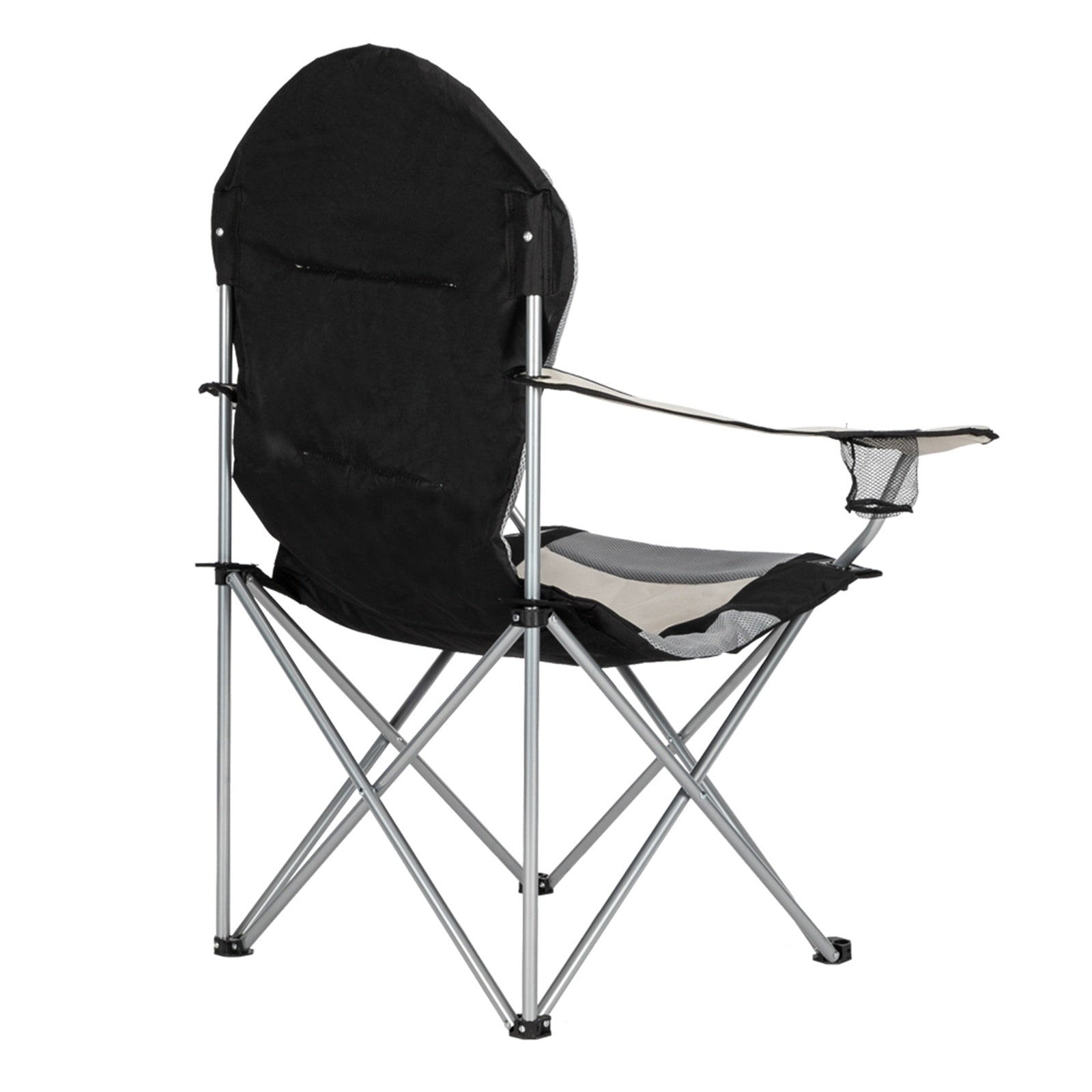 Camping Chair with Carrying Bag – Heavy Duty Foldable Chair for Fishing, Outdoor, Beach – 330lbs Load, Oxford Material