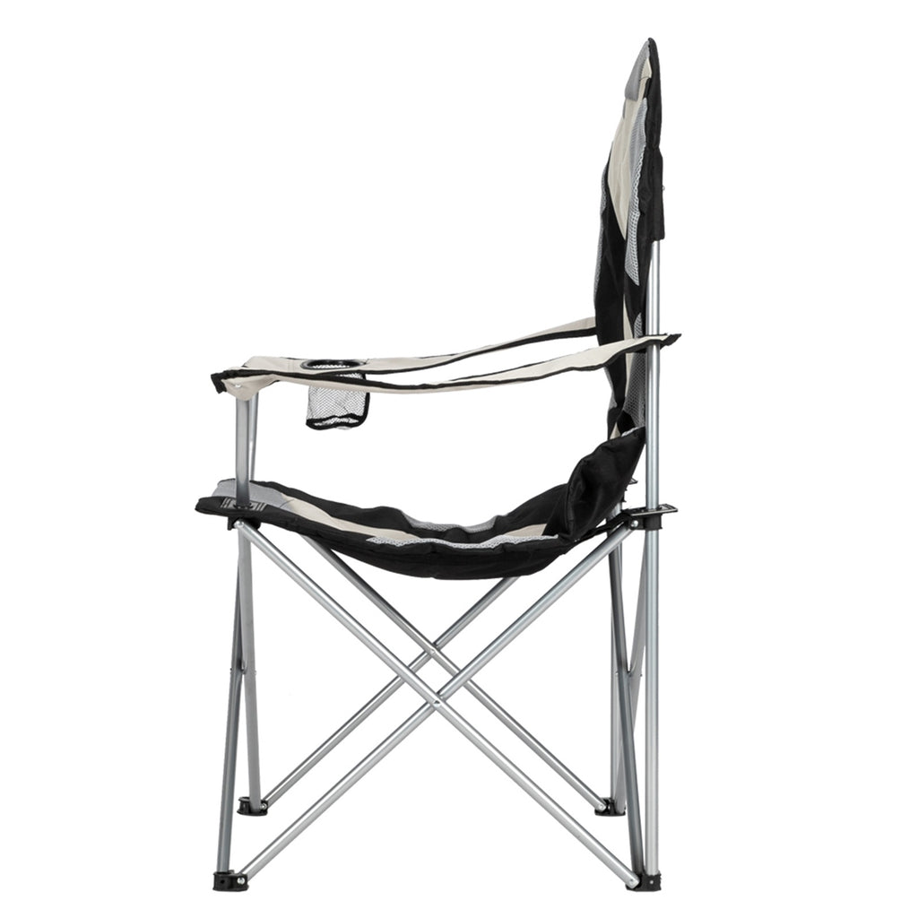 Camping Chair with Carrying Bag – Heavy Duty Foldable Chair for Fishing, Outdoor, Beach – 330lbs Load, Oxford Material