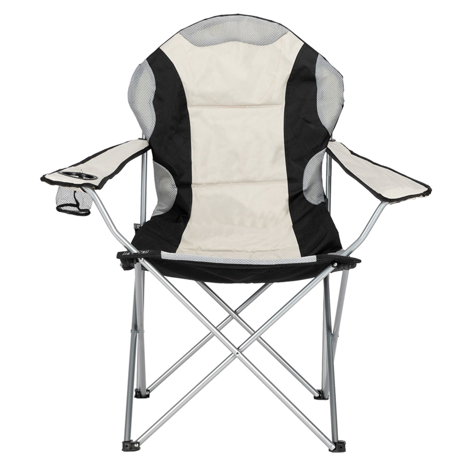 Camping Chair with Carrying Bag – Heavy Duty Foldable Chair for Fishing, Outdoor, Beach – 330lbs Load, Oxford Material